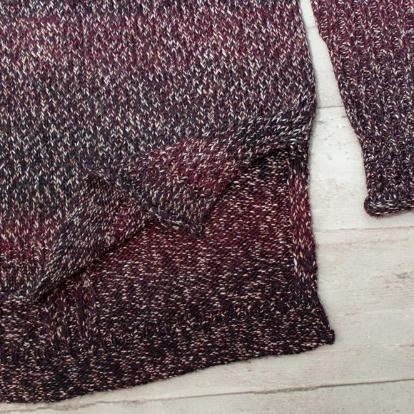 Sanctuary Ombre Hi Lo Textured Rolled Hem Sweater size L - Picture 5 of 8